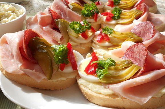 Šunkové chlebíčky