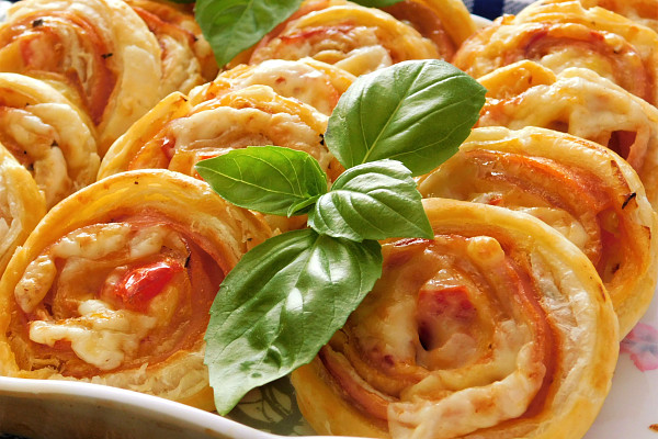 Šneky se slanou náplní