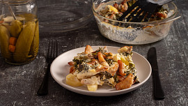 Zapečené brambory s brokolicí a kuřecím masem: Zkuste jednoduché jídlo, které zasytí