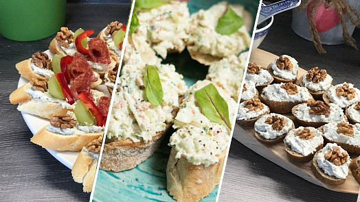 7 pomazánek na kanapky: Připravte snadno a rychle výtečné pohoštění pro milé hosty