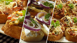 7 receptů na zapékané rychlovky: Chlebíčky bohatě ozdobte a krátce zapečte