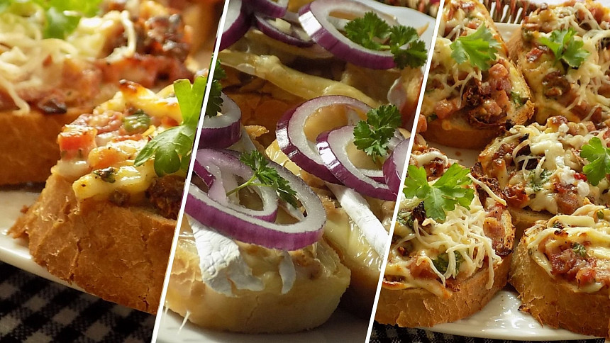 7 receptů na zapékané rychlovky: Chlebíčky bohatě ozdobte a krátce zapečte