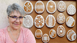 Velikonoční perníčky tradičně patří na jarní sváteční stůl a do košíků koledníků