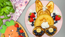 Znáte zajíčky z lívanců? Stačí jednoduchý trik a na stole bude roztomilé překvapení