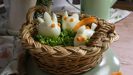 Velikonoční zajíčci z vajec natvrdo: Potěšte nejen koledníky lákavým občerstvením