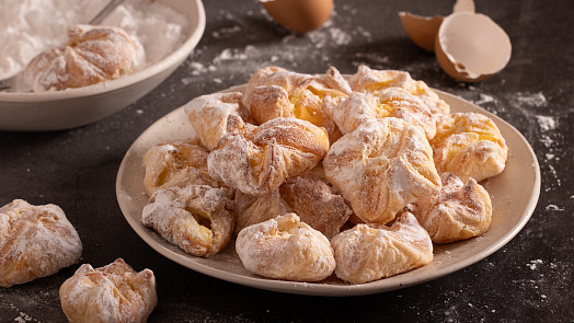 Tvarohové šátečky z listového těsta: Hotové jsou během chvilky a všem chutnají
