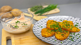 Křupavé ozdobné brambory budou v horkovzdušné fritéze hotové hned. Videonávod pomůže