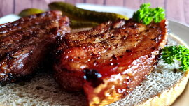 Bůčkové plátky z horkovzdušné fritézy: Bez zapnuté trouby a do 25 minut hotové