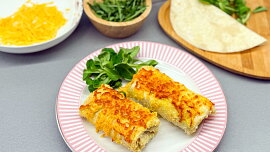 Křupavý wrap z horkovzdušné fritézy: Báječná plněná rychlovka podle videonávodu