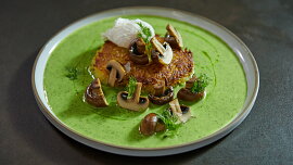 Bramborové rösti s koprovou omáčkou: Nahlédněte do vegetariánské kuchyně Marka Fichtnera