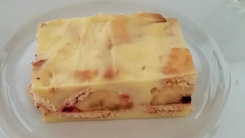 Banánový dezert ze sušenek a vanilkového pudinku potěší všechny milovníky sladkého