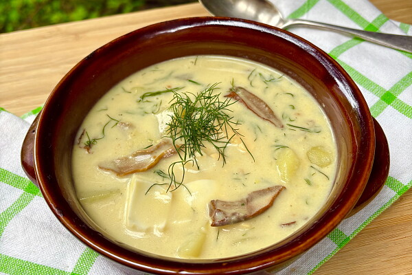 Kulajda s houbami