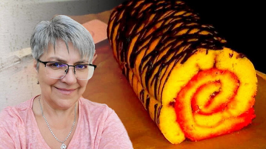 Punčová roláda jako od babičky: Retro moučník s rumovou náplní, sladkou polevou a čokoládou