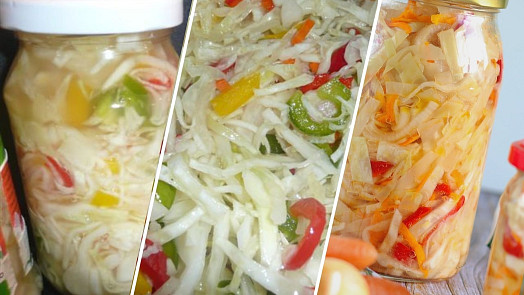 7 receptů na čalamády: Připravte si křupavý zeleninový salát na zimní období