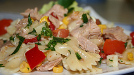 3 těstovinové saláty z tuňáka v konzervě: Ochutnejte barevné a syté saláty