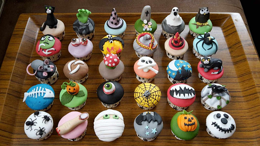 Strašidelné halloweenské cupcaky: Se sladkostí se děti budou méně bát