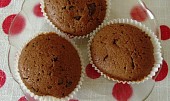 Jemné čokoládové muffiny