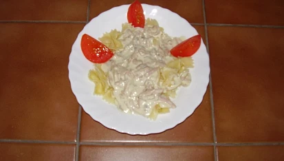 Rychlé nivovo-smetanové těstoviny