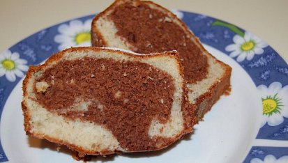 Banánová mramorová bábovka, Banánová mramorová bábovka