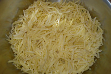 Nastrouhané brambory