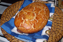 chleba s bylinkama a česnekem