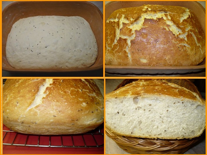 Chléb z receptáře, Chléb pečený v římském hrnci.