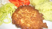 Cikánský řízek, Cikánský řízek s bramborovo-brokolicovou kaší. DOBROTA !!!
