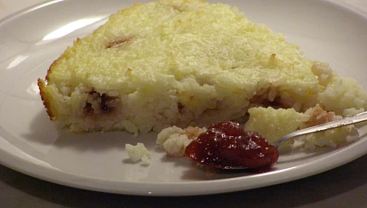 Citrónový rýžový nákyp