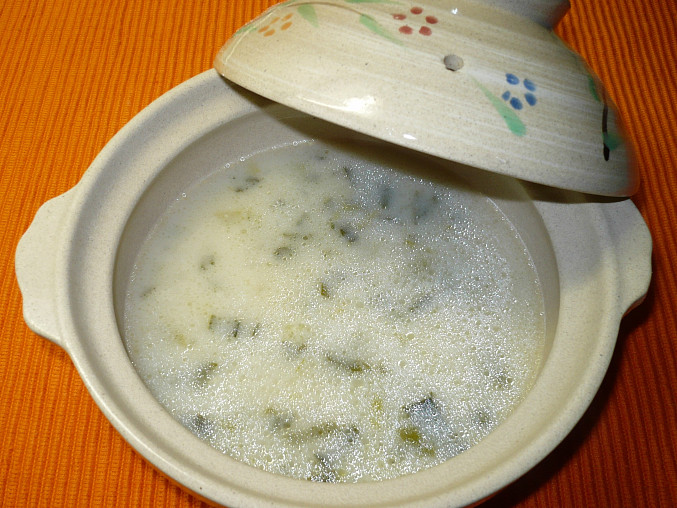 Drožďová polévka s pórkem