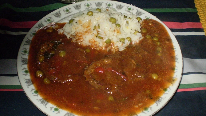 Dušené španělské hovězí-Ropa vieja, dušené španělské hovězí