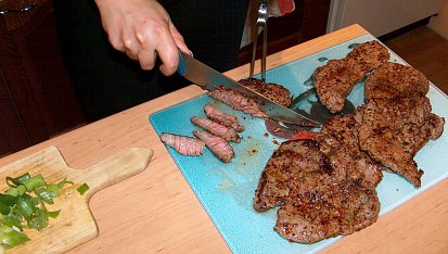 Hověží nudličky s dresingem, Hověží nudličky s dresingem