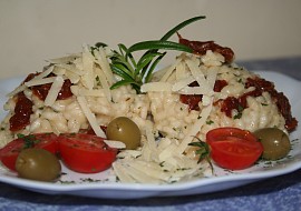 Italské krémové rizoto se sušenými rajčaty