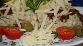 Italské krémové rizoto se sušenými rajčaty