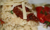Italské krémové rizoto se sušenými rajčaty
