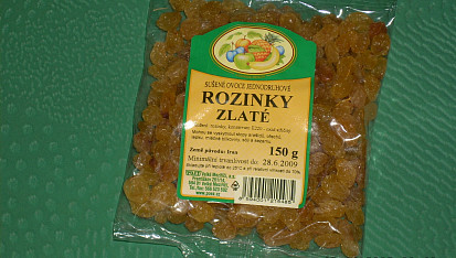 Jablečná roláda - rychlá, Zlaté rozinky