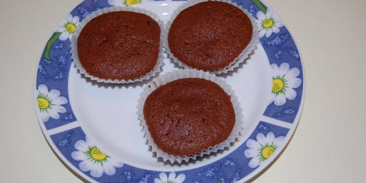 Jemné čokoládové muffiny (Čokoládové muffiny)