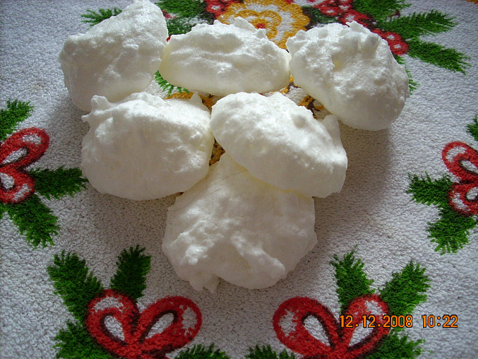 Kokosky - sněhové s kokosem, Kokosky dělané lžičkou
