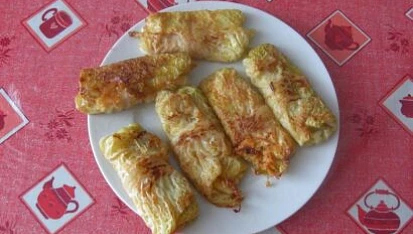 Křupavé kapustové rolky, Rolky