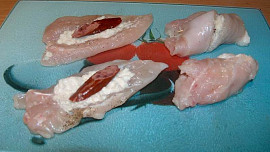 Kuřecí rolky s křenem