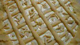 Linecký mřížkový koláč