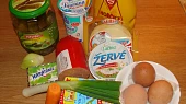 Rychlá pomazánka z věcí z lednice, Suroviny