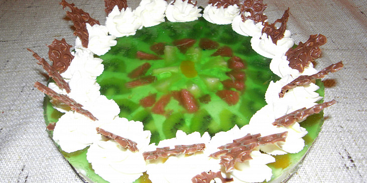 Ovocno-tvarohový dort