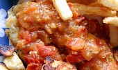 Pangas s česnekovými rajčaty a krutony, Pangas s česnekovými rajčaty a krustou