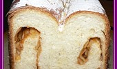 Plněný sladký chlebánek (..........pečený v pečce na chleba..........)