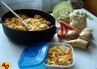 Polévková zelenina na zimu (zelenina do polévky)