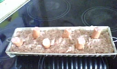 Růže z mletého masa, připraveno do trouby