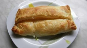 Kapsička s tvarohem a ovocem, jako malý štrůdlík