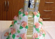 Svatební dortík pro  super  holčinu :o)