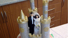Svatební dortík pro  super  holčinu :o)