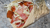 Tortilla s kuřecím masem, Tortila s kuřecím masem